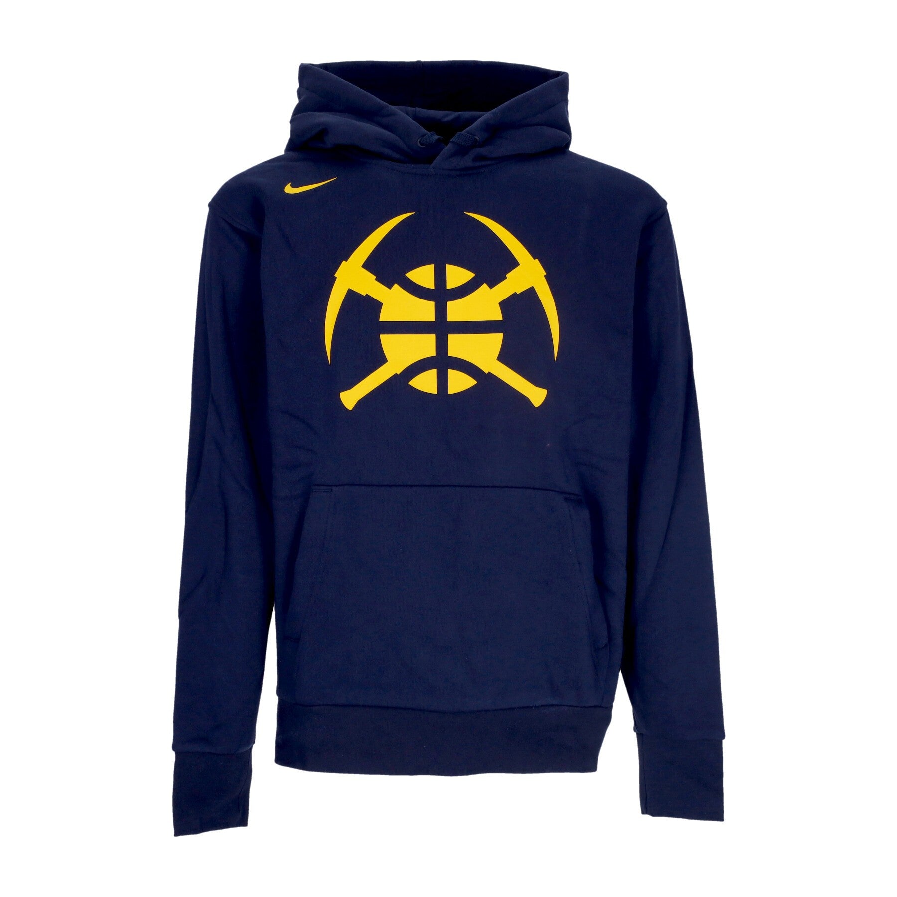 Nike Nba, Felpa Cappuccio Uomo Nba Essential Fleece Hoodie Dennug, College Navy