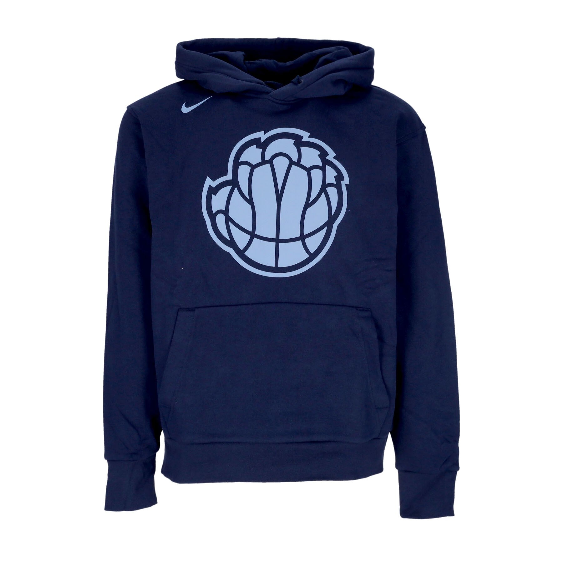 Nike Nba, Felpa Cappuccio Uomo Nba Essential Fleece Hoodie Memgri, College Navy