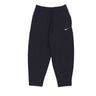 Nike, Pantalone Tuta Felpato Donna Phoenix Fleece Hr Pant Curved, Black/sail