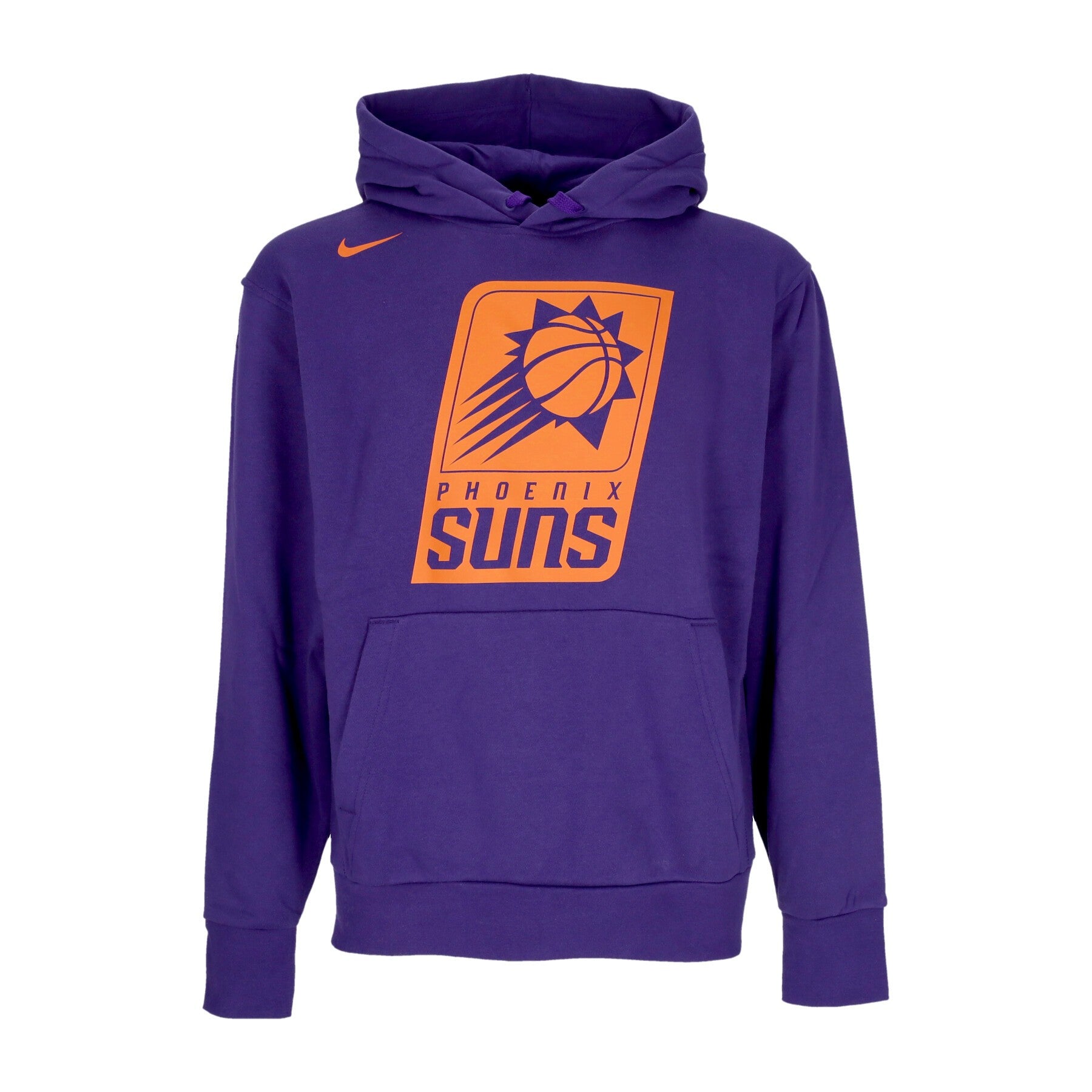 Nike Nba, Felpa Cappuccio Uomo Nba Essential Fleece Hoodie Phosun, New Orchid