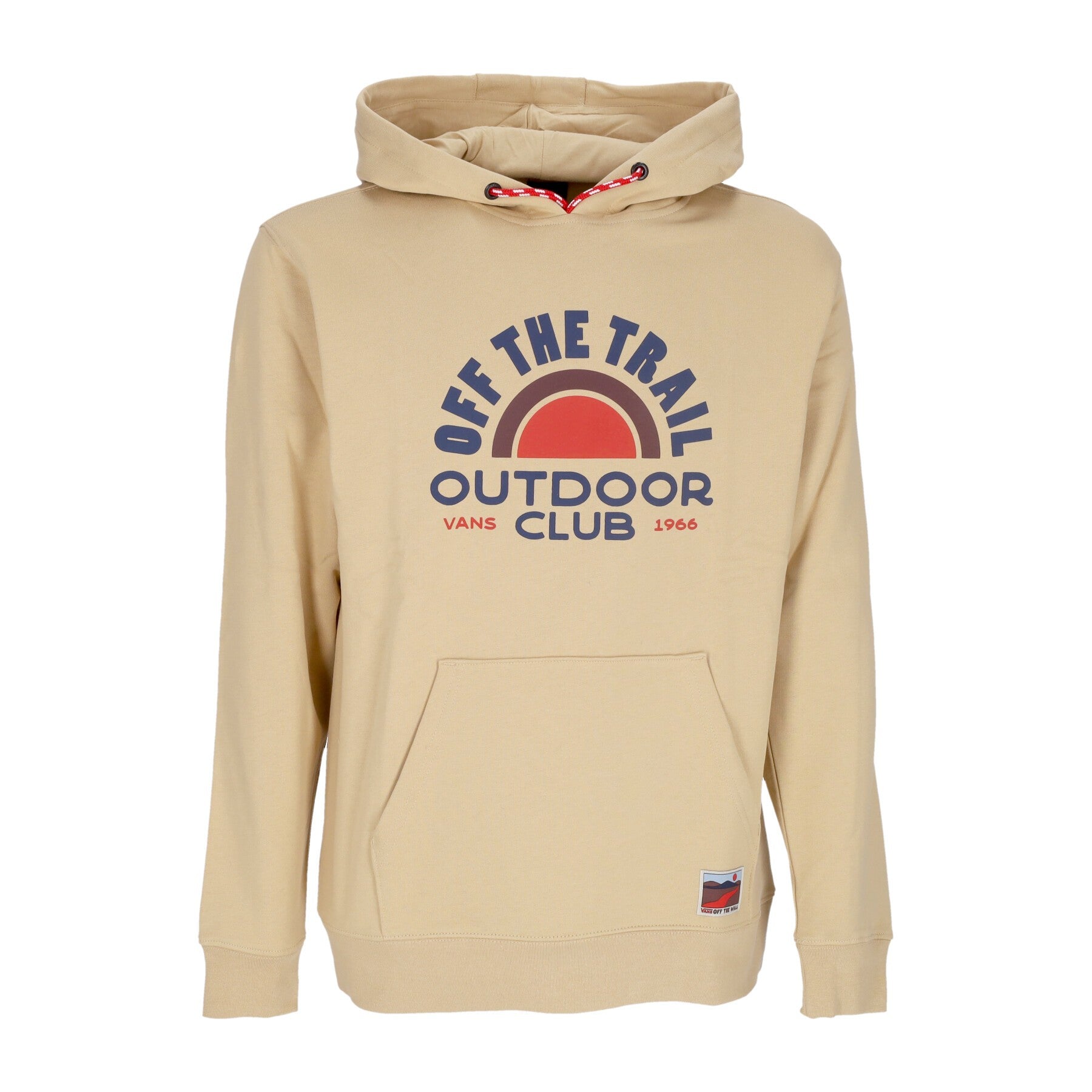 Vans, Felpa Cappuccio Uomo Outdoor Club Po Hoodie, Taos Taupe