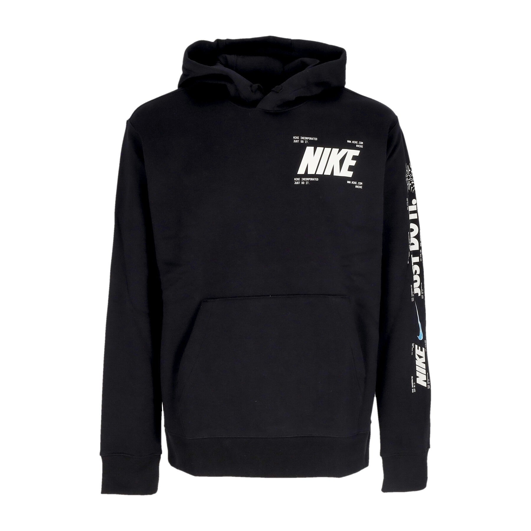 Nike, Felpa Cappuccio Uomo Sportswear Hoodie Si 3 Open, 