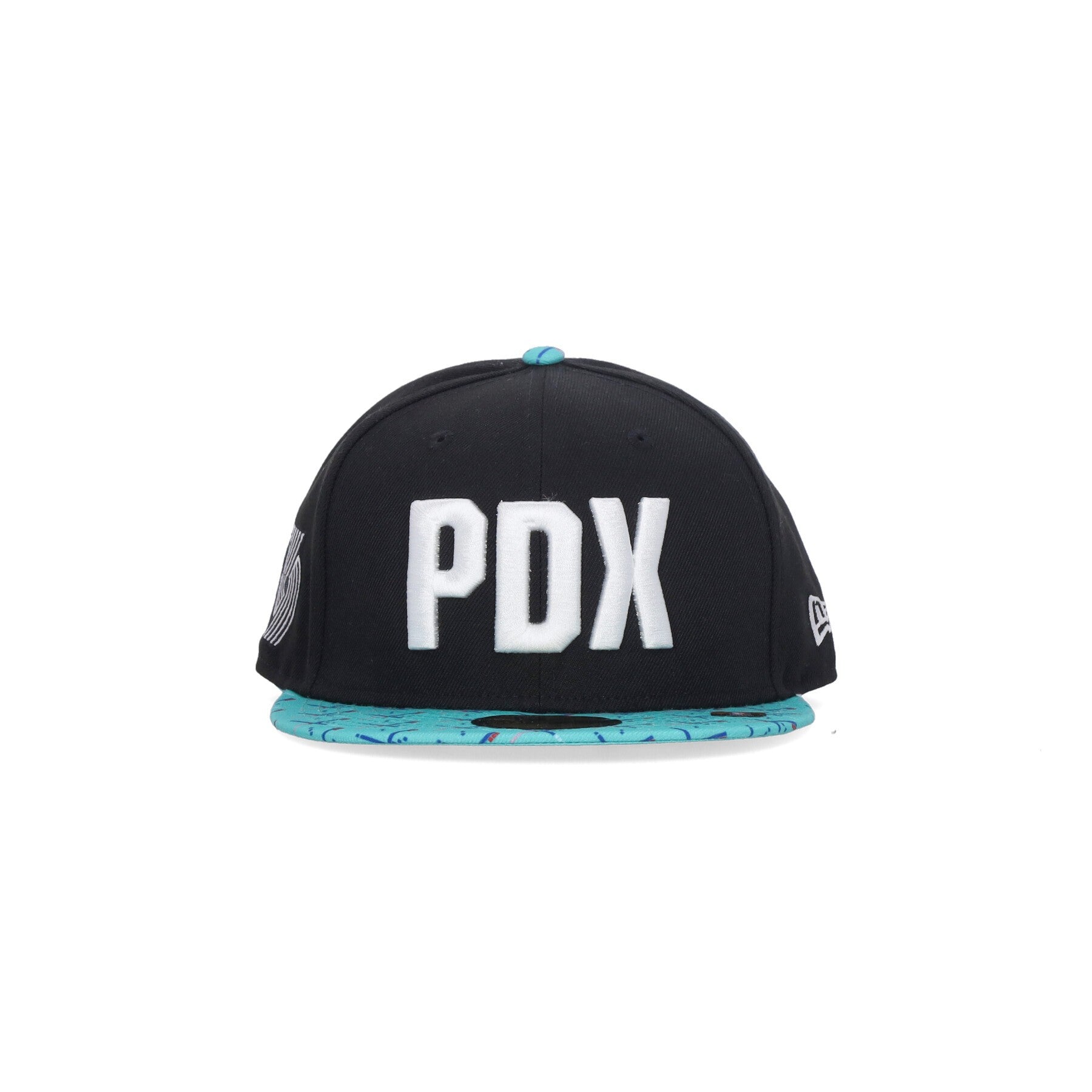 New Era, Cappellino Visiera Piatta Uomo Nba City Night 5950 Porbla, Original Team Colors