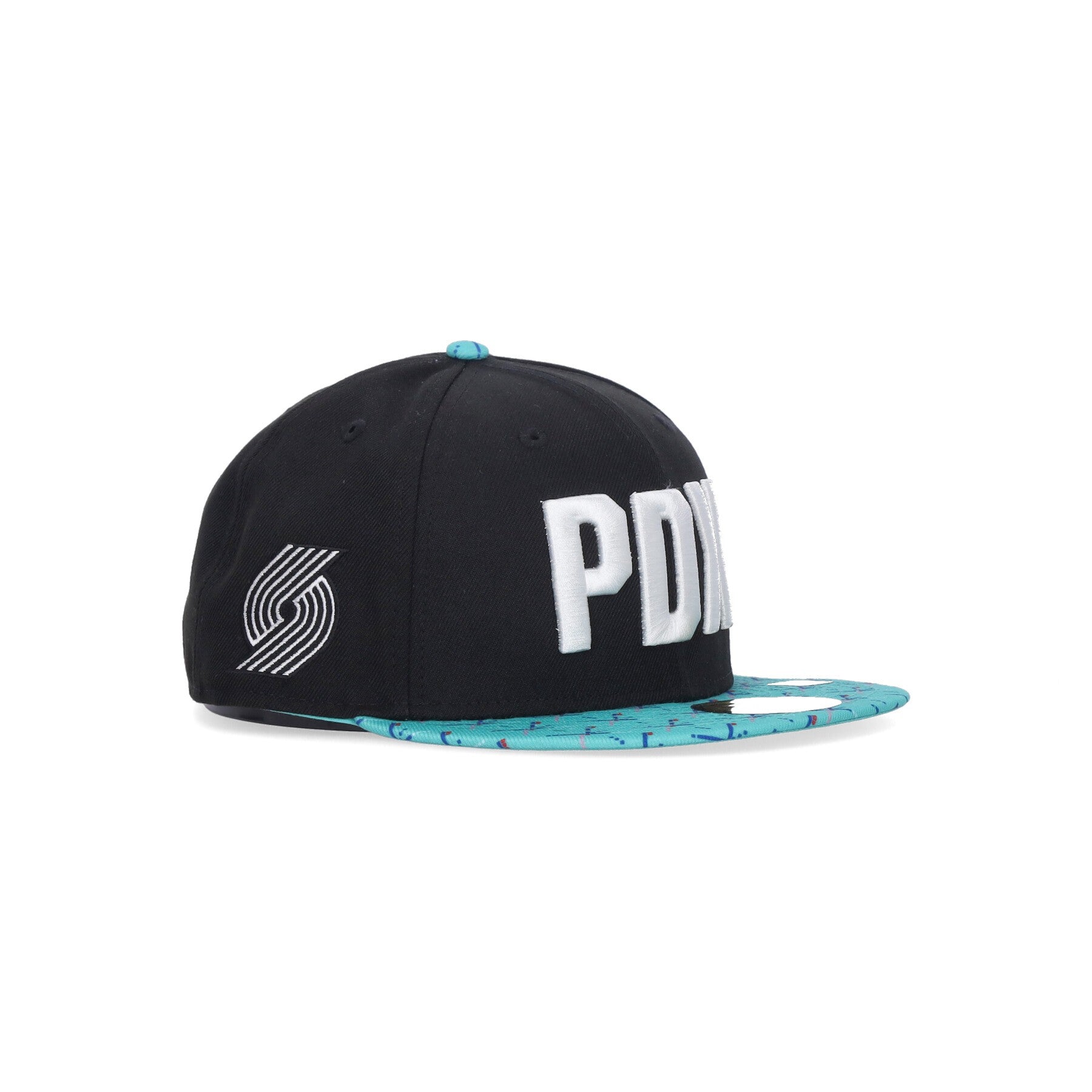 New Era, Cappellino Visiera Piatta Uomo Nba City Night 5950 Porbla, Original Team Colors