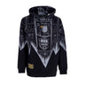 Dolly Noire, Felpa Leggera Cappuccio Uomo Bench Duomo Over Hoodie, Black