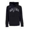 Nike Nba, Felpa Cappuccio Uomo Nba Essential Fleece Hoodie Saaspu, Black