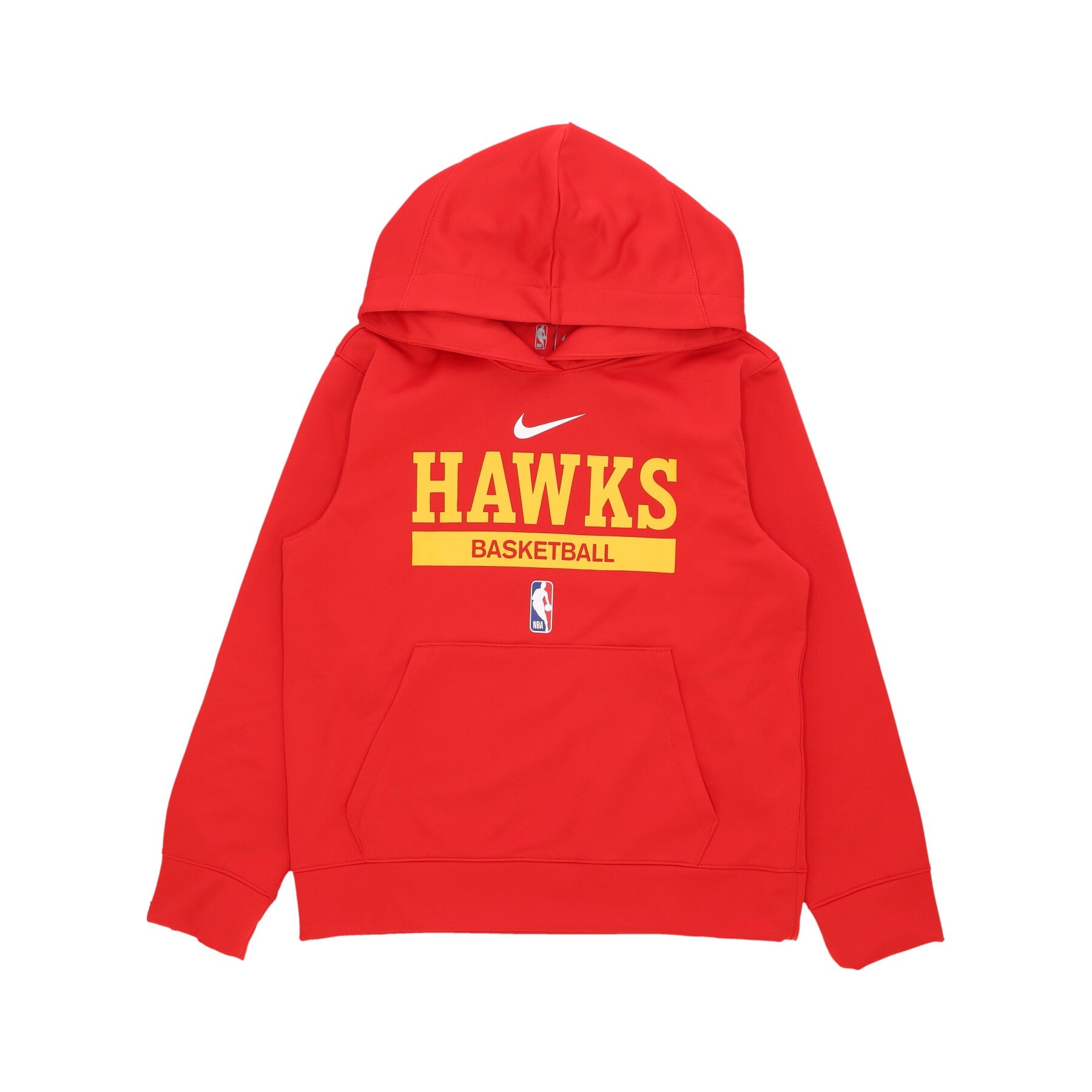 Nike Nba, Felpa Cappuccio Ragazzo Nba Dri Fit Spotlight Pullover Atlhaw, Original Team Colors