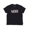 Vans, Maglietta Ragazza Dalmation V Crew Tee, Black