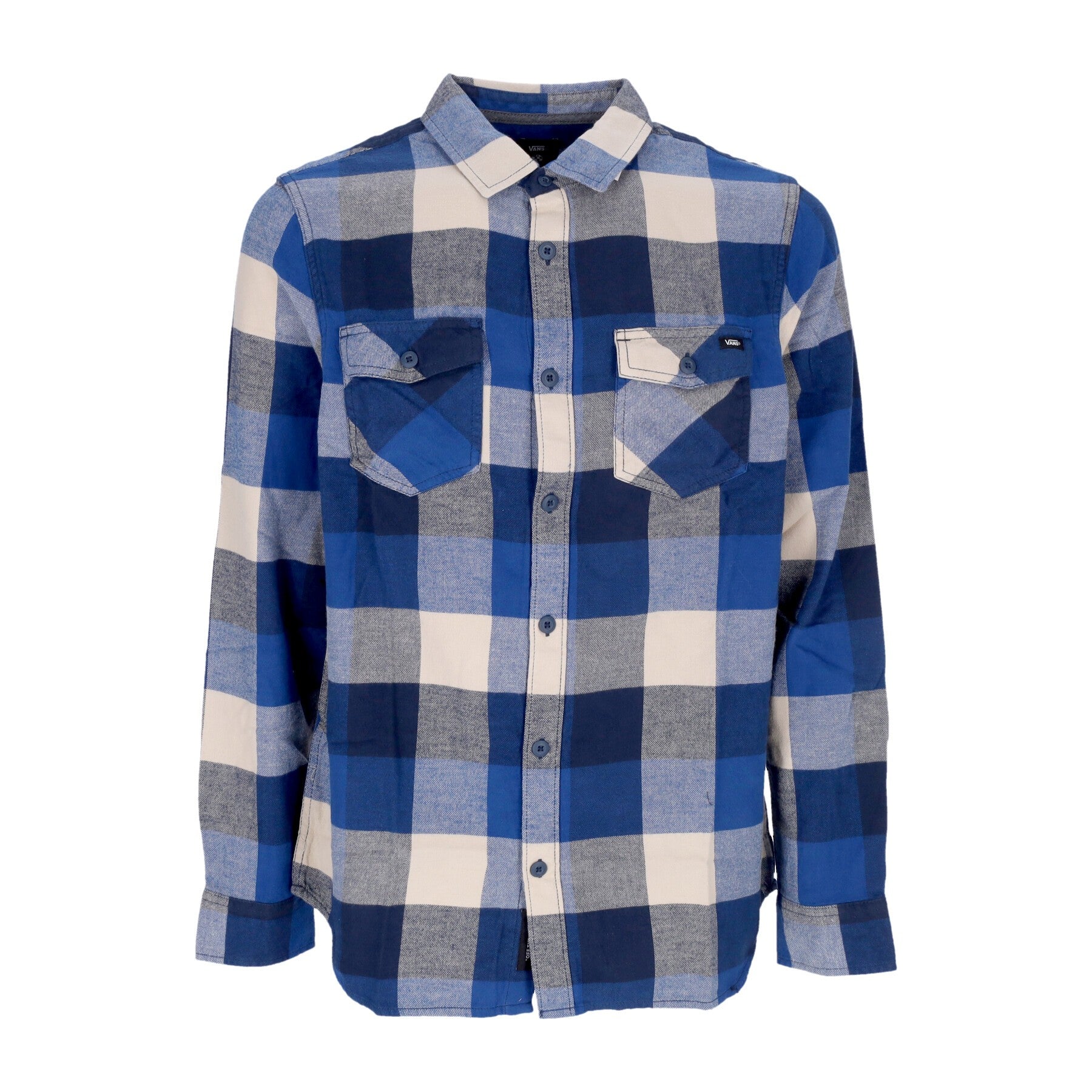 Vans, Camicia Manica Lunga Uomo Box Flannel Shirt, Blue