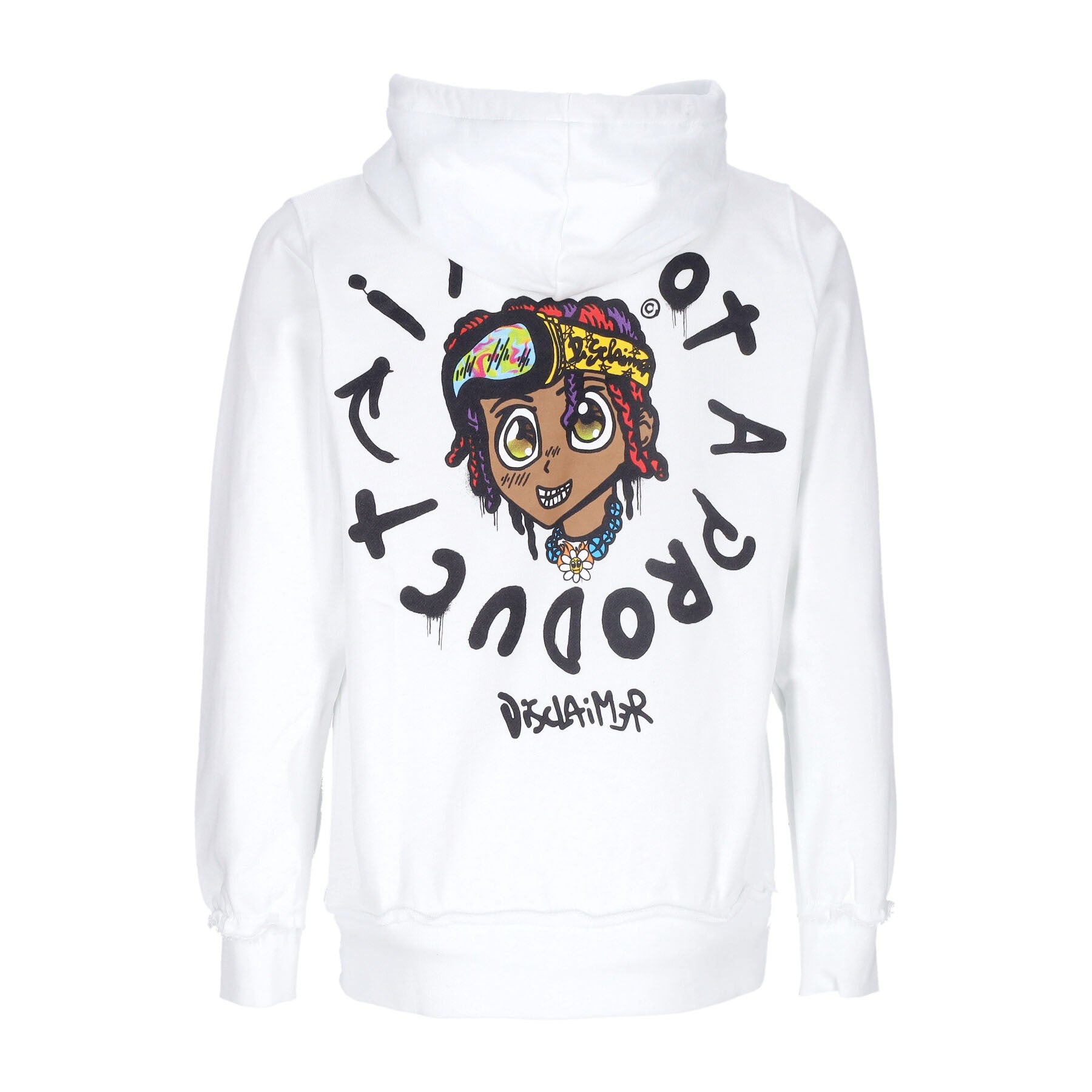 Felpa Leggera Cappuccio Uomo i Am Not a Product Hoodie White