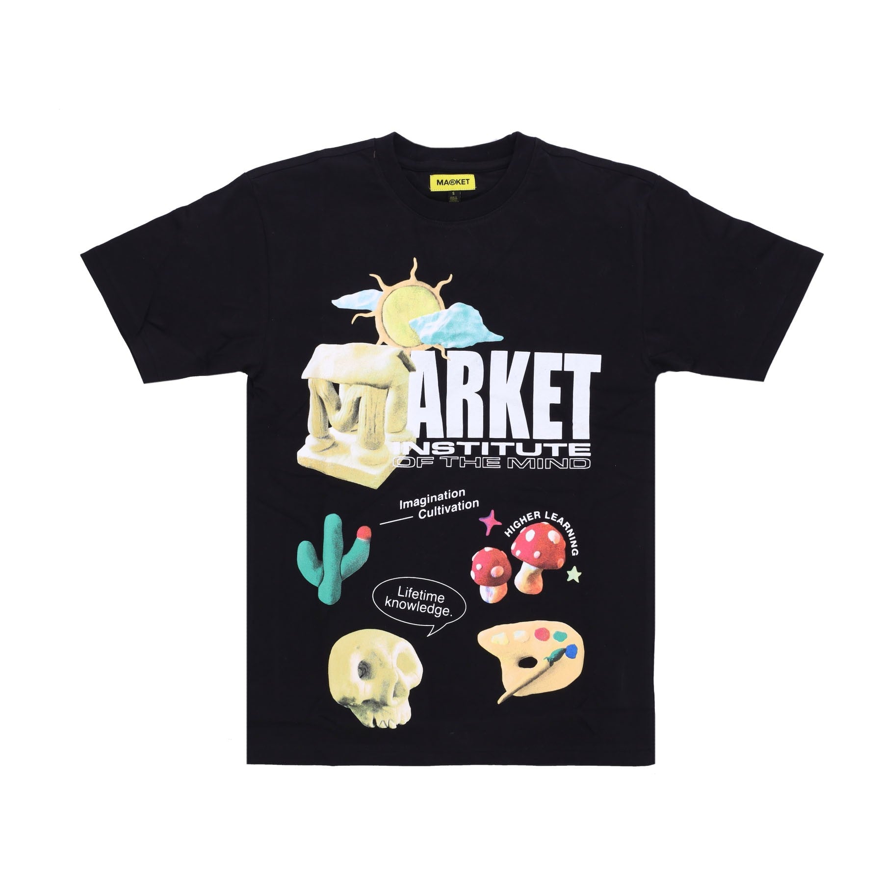 Market, Maglietta Uomo Institute Of The Mind Tee, Black