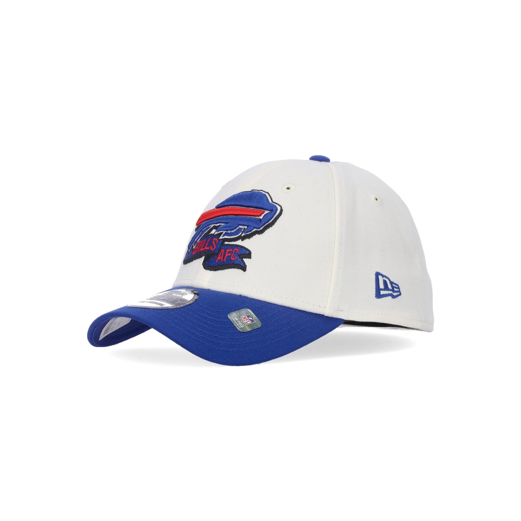 New Era, Cappellino Visiera Curva Uomo Nfl Sideline 3930 Bufbil, Chrome White/original Team Colors