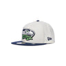 New Era, Cappellino Visiera Piatta Uomo Nfl Sideline 5950 Seasea, Chrome White/original Team Colors