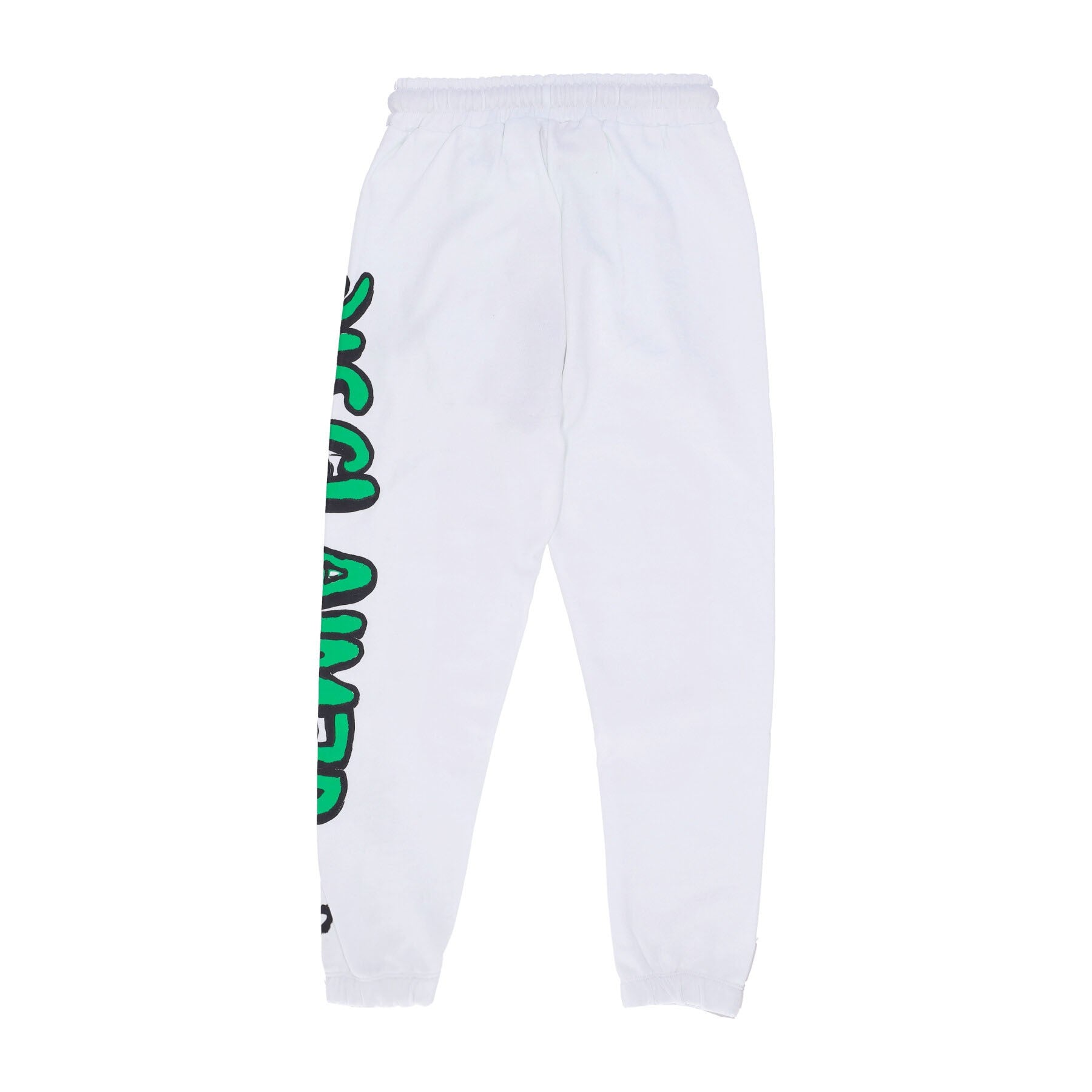 Pantalone Tuta Leggero Uomo Colored Big Logo Pant White/green