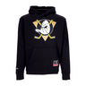 Mitchell & Ness, Felpa Cappuccio Uomo Nhl Team Logo Hoodie Anaduc, Black