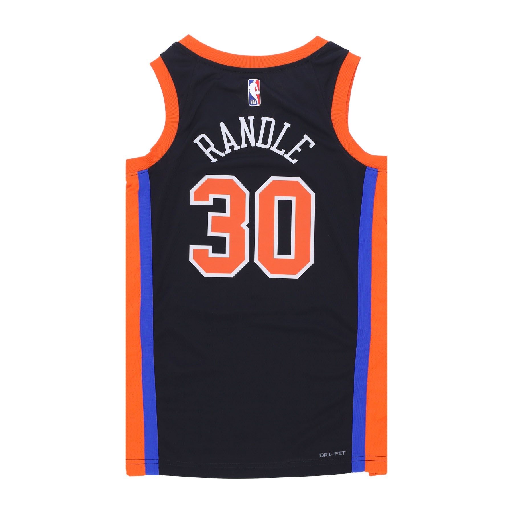 Nike Nba, Canotta Basket Uomo Nba City Edition 22 Dri-fit Swingman Jersey No 30 Julius Randle Neykni, 