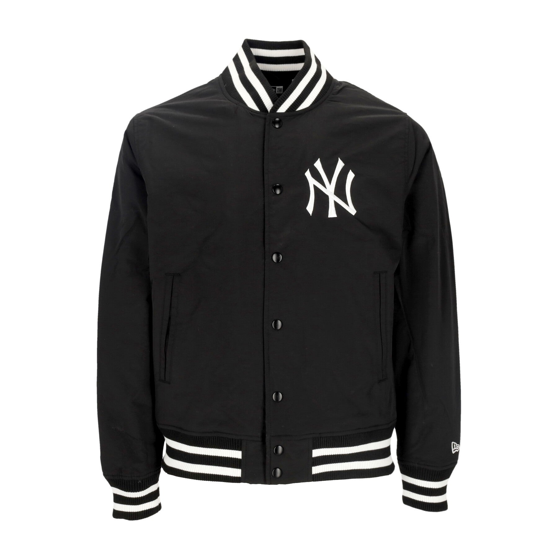 New Era, Giubbotto Bomber Uomo Mlb Team Logo Bp Bomber Neyyan, Black/white