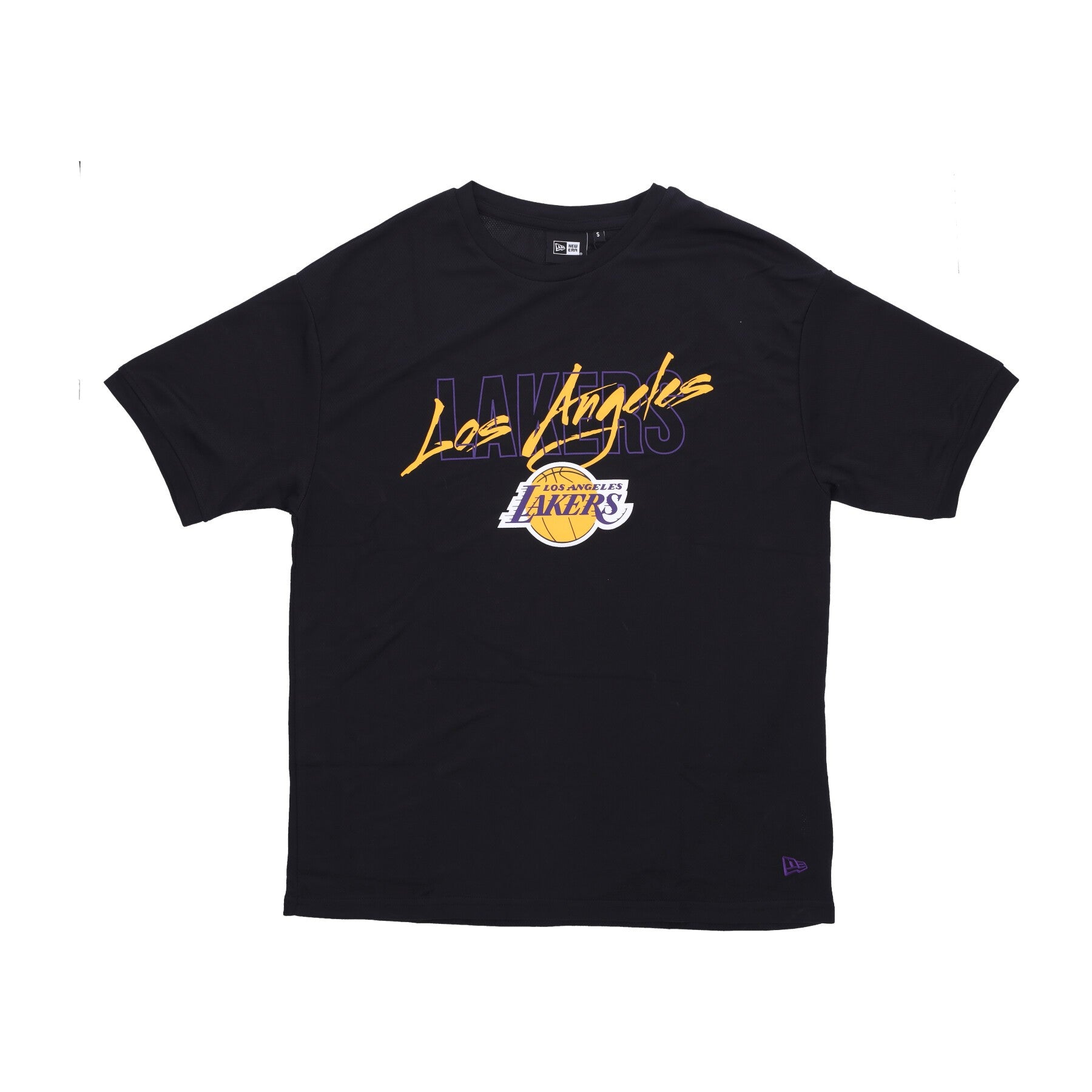 Maglietta Uomo Nba Script Os Mesh Tee Loslak Black/true Purple