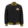 New Era, Giubbotto Bomber Uomo Nba Script Bomber Loslak, Black/true Purple