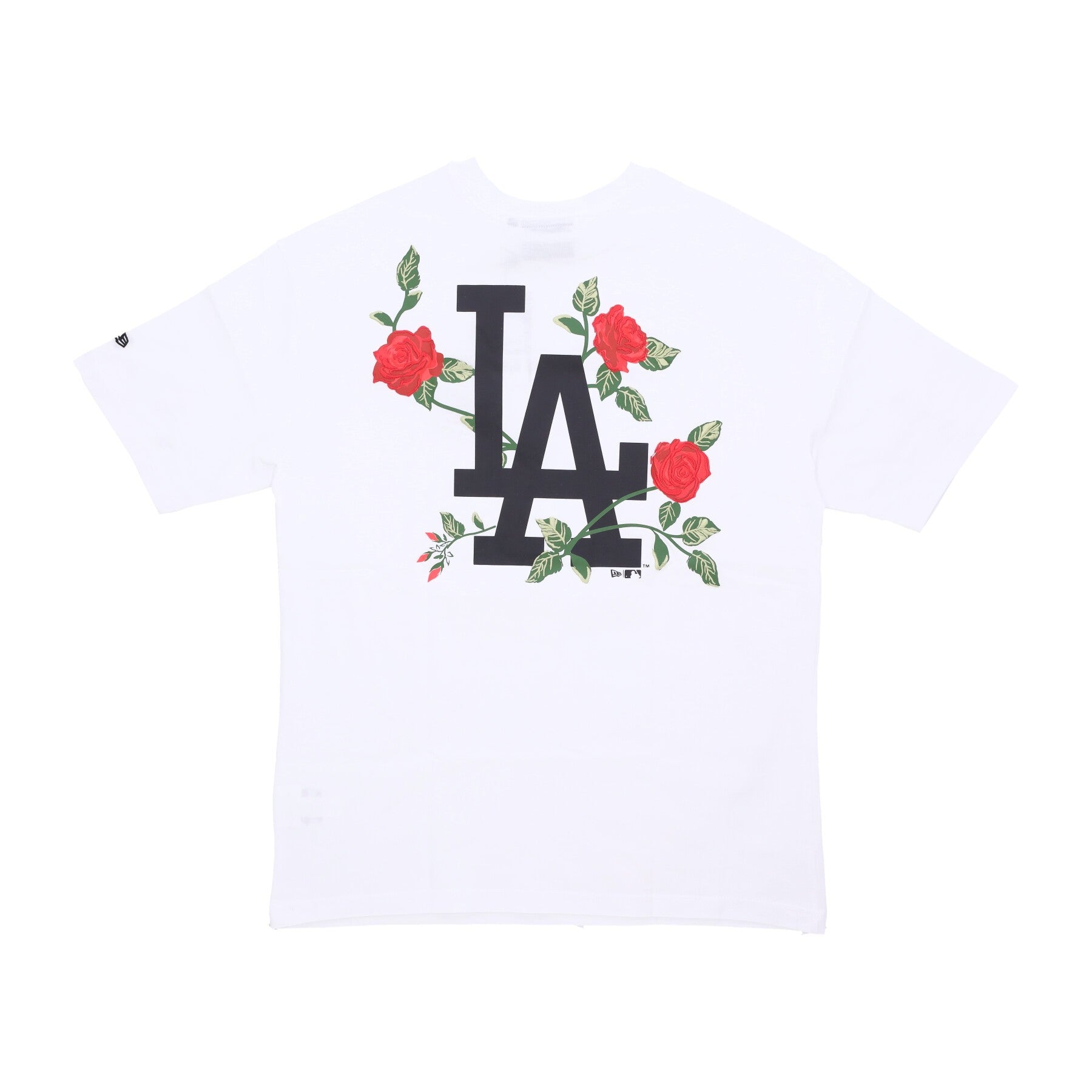 Maglietta Uomo Mlb Floral Graphic Os Tee Losdod White/black