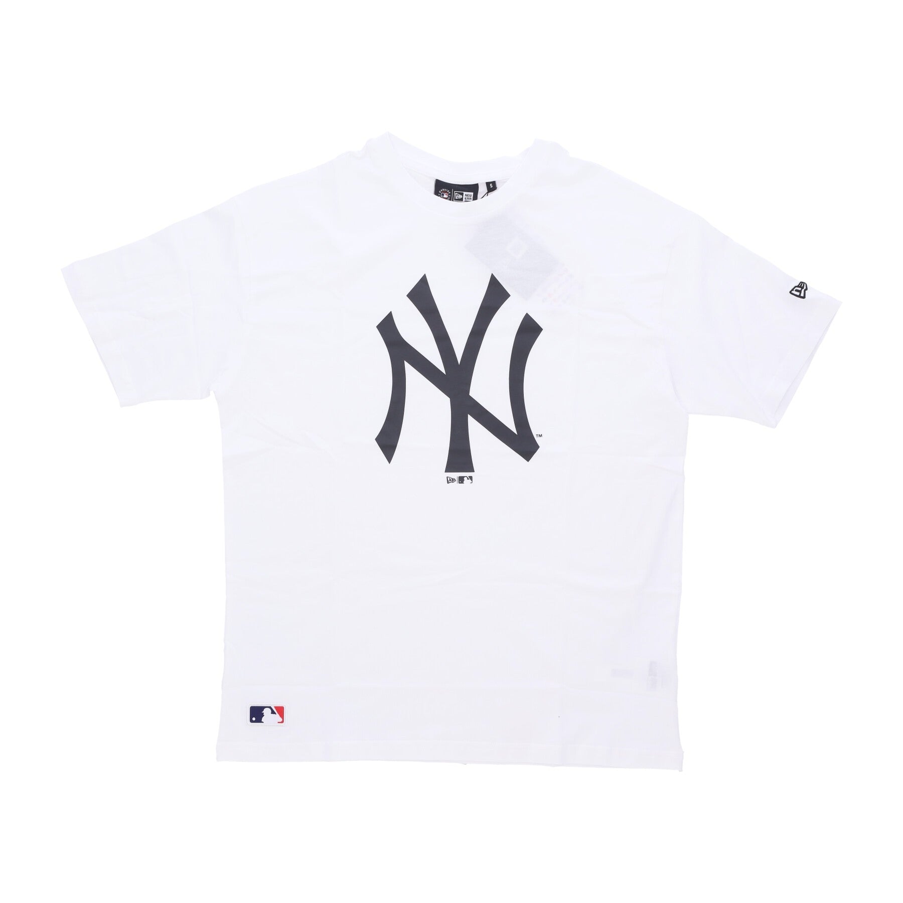 New Era, Maglietta Uomo Mlb League Essential Cf Os Tee Neyyan, White/black