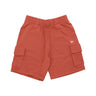 New Era, Pantalone Corto Tuta Uomo Ne Essential Cargo Short, Brick Red/white