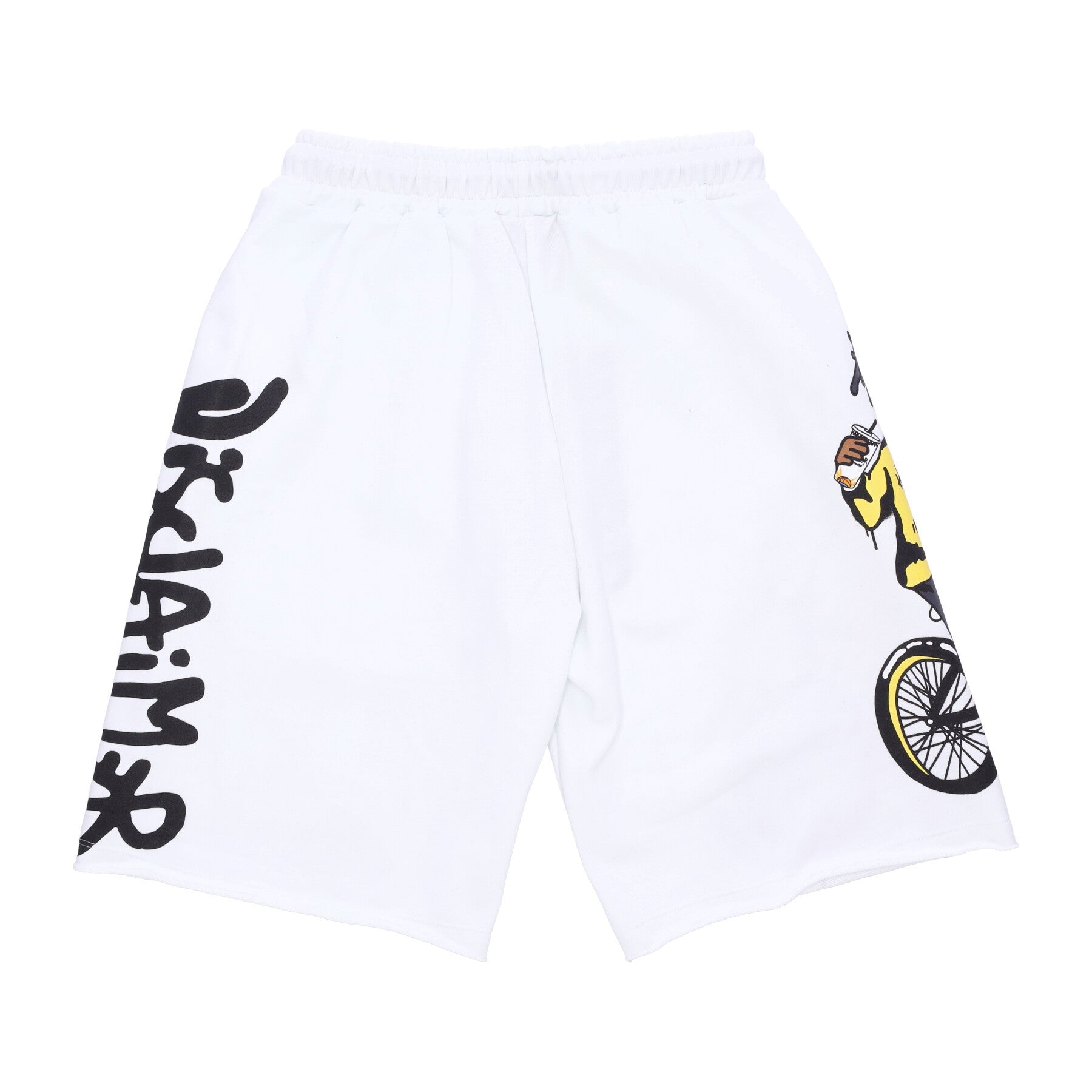 Pantalone Corto Tuta Uomo Hardest Boy In Town Short White