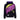 New Era, Felpa Cappuccio Uomo Nba Enlrgd Neon Po Hoodie Loslak, Black/true Purple