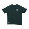 New Era, Maglietta Uomo Mlb League Essentials Oversized Tee Neyyan, Dark Green/white