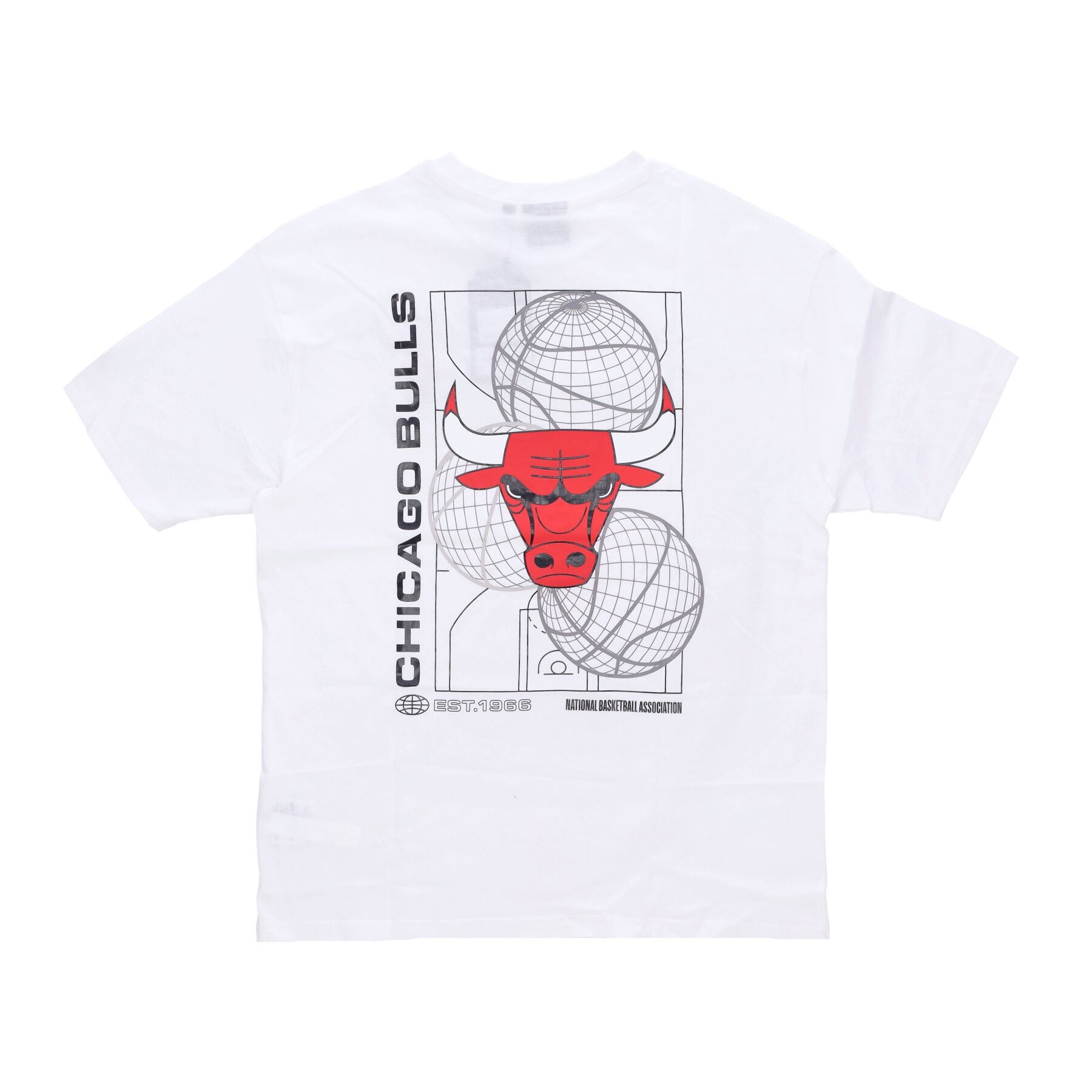 New Era, Maglietta Uomo Nba Os Bball Graphic Tee Chibul, White/black