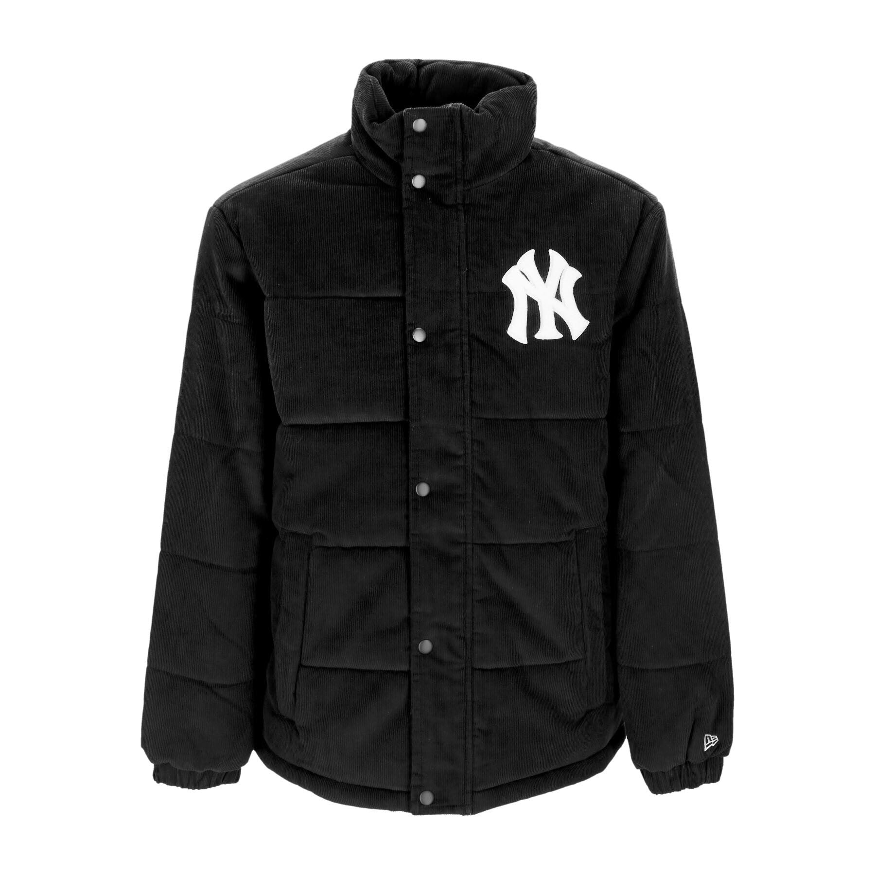 New Era, Giaccone Uomo Mlb Cord Puffer Jacket Neyyan, Navy/white