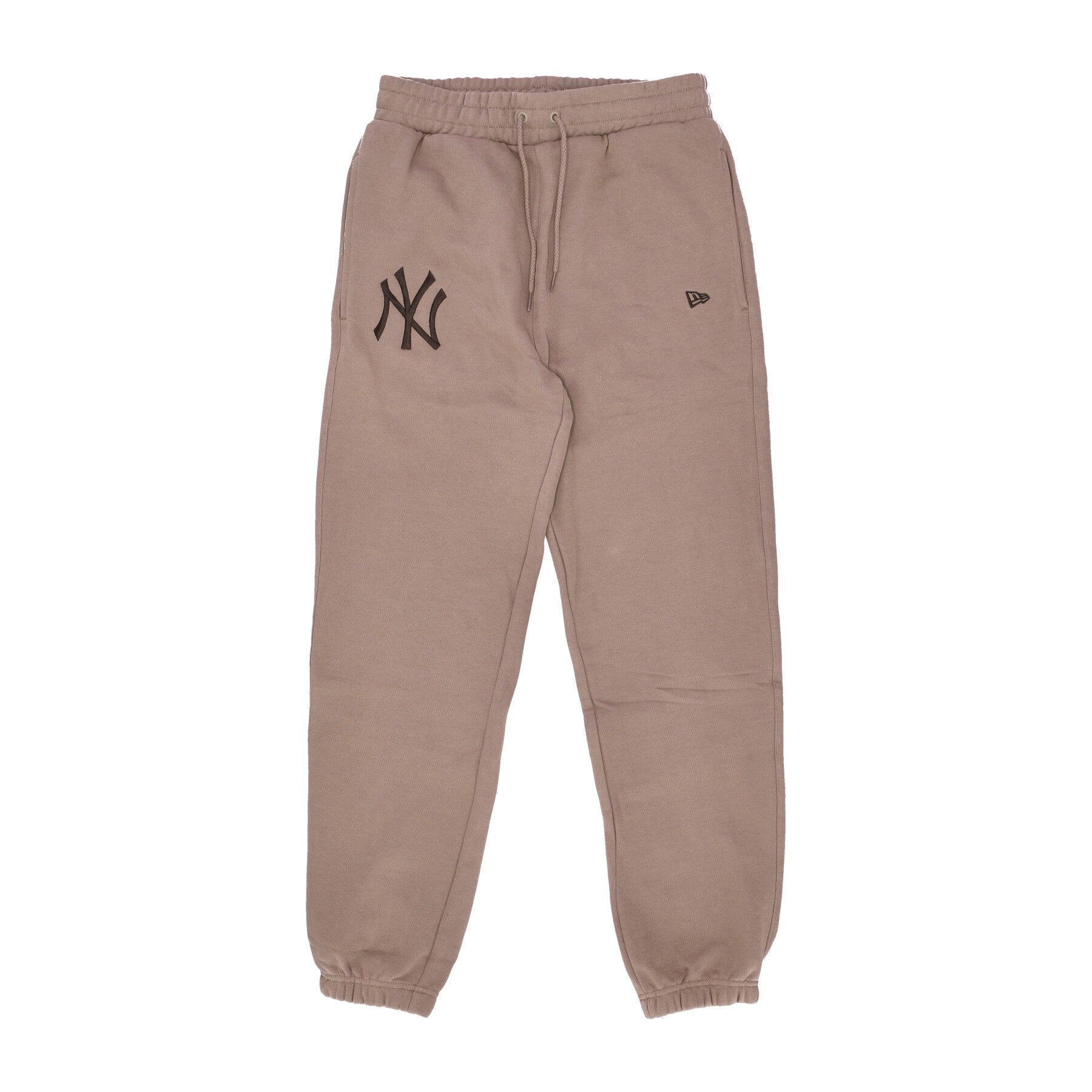 Pantalone Tuta Felpato Uomo Mlb Emb Logo R Jogger Neyyan Ash Brown