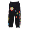 Market, Pantalone Tuta Felpato Uomo Mosaic Sweatpants X Smiley, Black