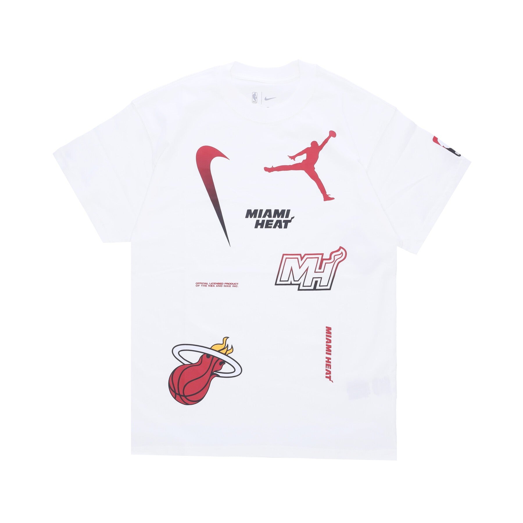 Nike Nba, Maglietta Uomo Nba Courtside Statement Max90 Tee Miahea, White