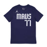 Jordan Nba, Maglietta Uomo Nba Statement Essential Tee No 77 Luka Doncic Dalmav, College Navy