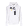 Nike Nba, Felpa Cappuccio Uomo Nba Fleece Po Essential Hoodie City Edition No 11 Kyrie Irving Bronet, White