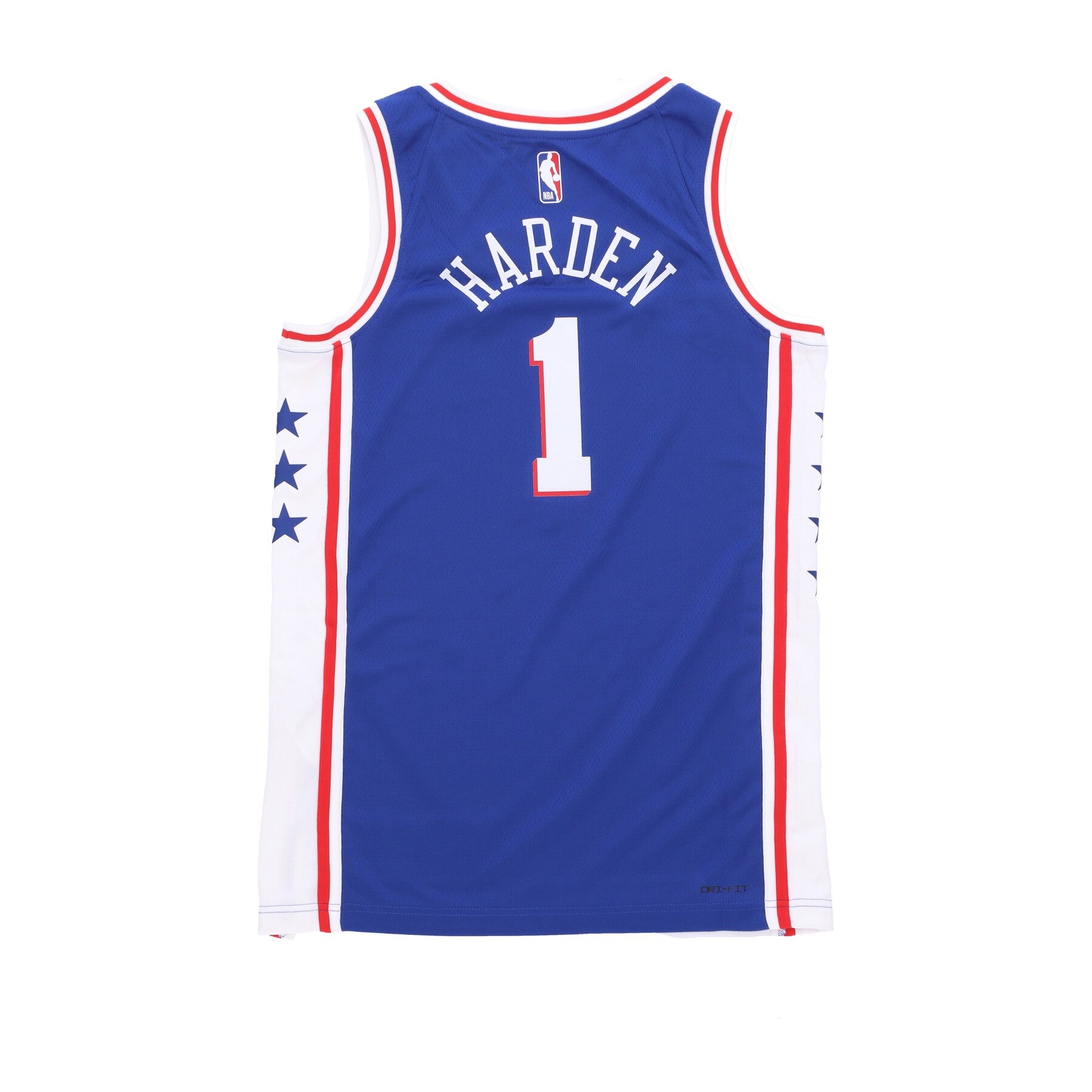 Nike Nba, Canotta Basket Uomo Nba Icon Edition 22 Dri-fit Swingman Jersey No 1 James Harden Phi76e, 