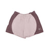 Nike, Pantalone Corto Tuta Felpato Donna Sportswear Air Mid-rise Fleece Short, Fossil Stone/plum Eclipse/fossil Stone