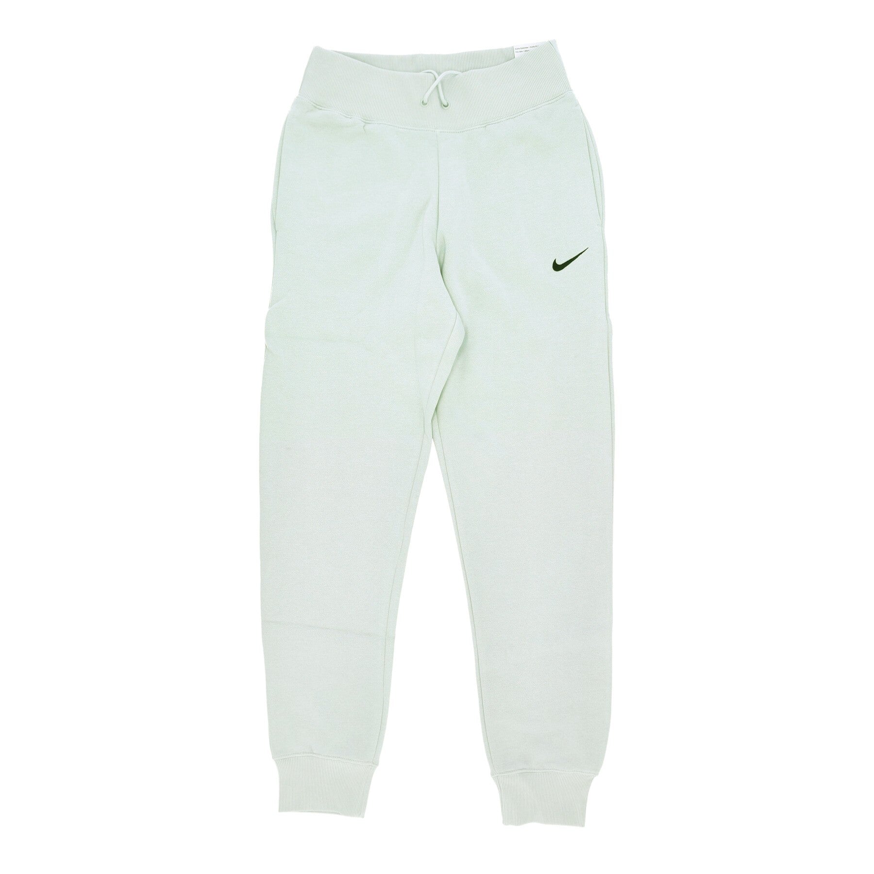 Nike, Pantalone Tuta Felpato Donna Sportswear High-waisted Fleece Joggers, Light Silver/black