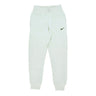 Nike, Pantalone Tuta Felpato Donna Sportswear High-waisted Fleece Joggers, Light Silver/black