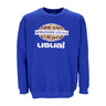 Usual, Felpa Leggera Girocollo Uomo Worldwide Locals Crewneck, Blue