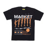 Market, Maglietta Uomo Jump Shot Tee, White