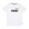 Puma, Maglietta Uomo Ess+ 2 Col Logo Tee, White/dark Night