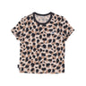 Puma, Maglietta Donna Downtown All Over Print Slim Tee, Granola/all Over Print