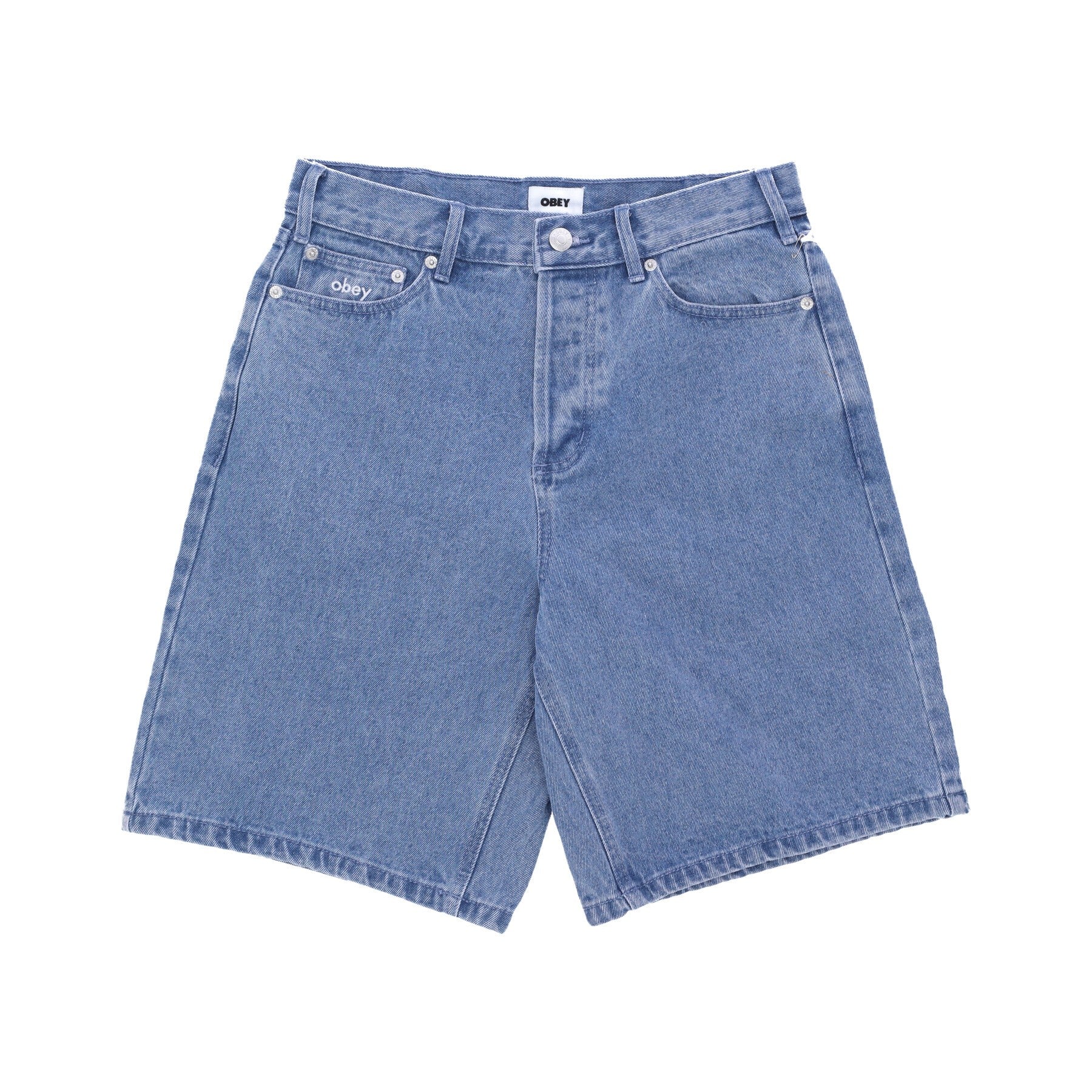 Jeans Uomo Bigwig Baggy Denim Short Light Indigo