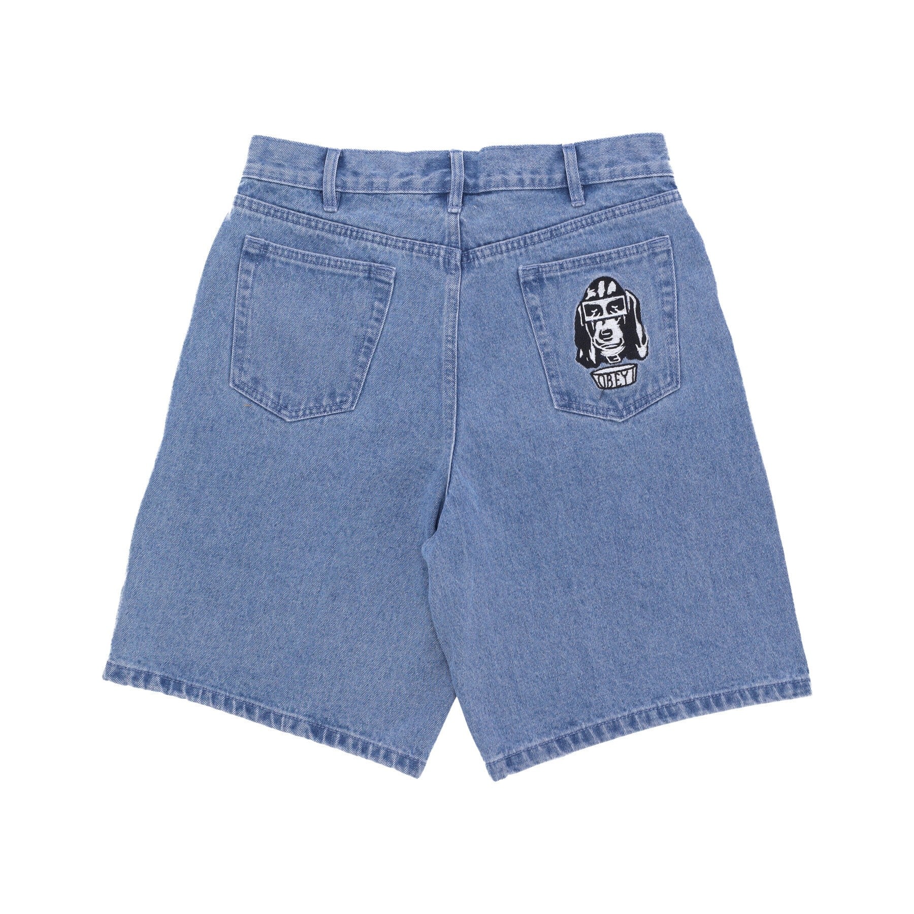 Jeans Uomo Bigwig Baggy Denim Short Light Indigo