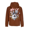 Obey, Felpa Leggera Cappuccio Uomo Garden Fairy Premium French Terry, Sepia