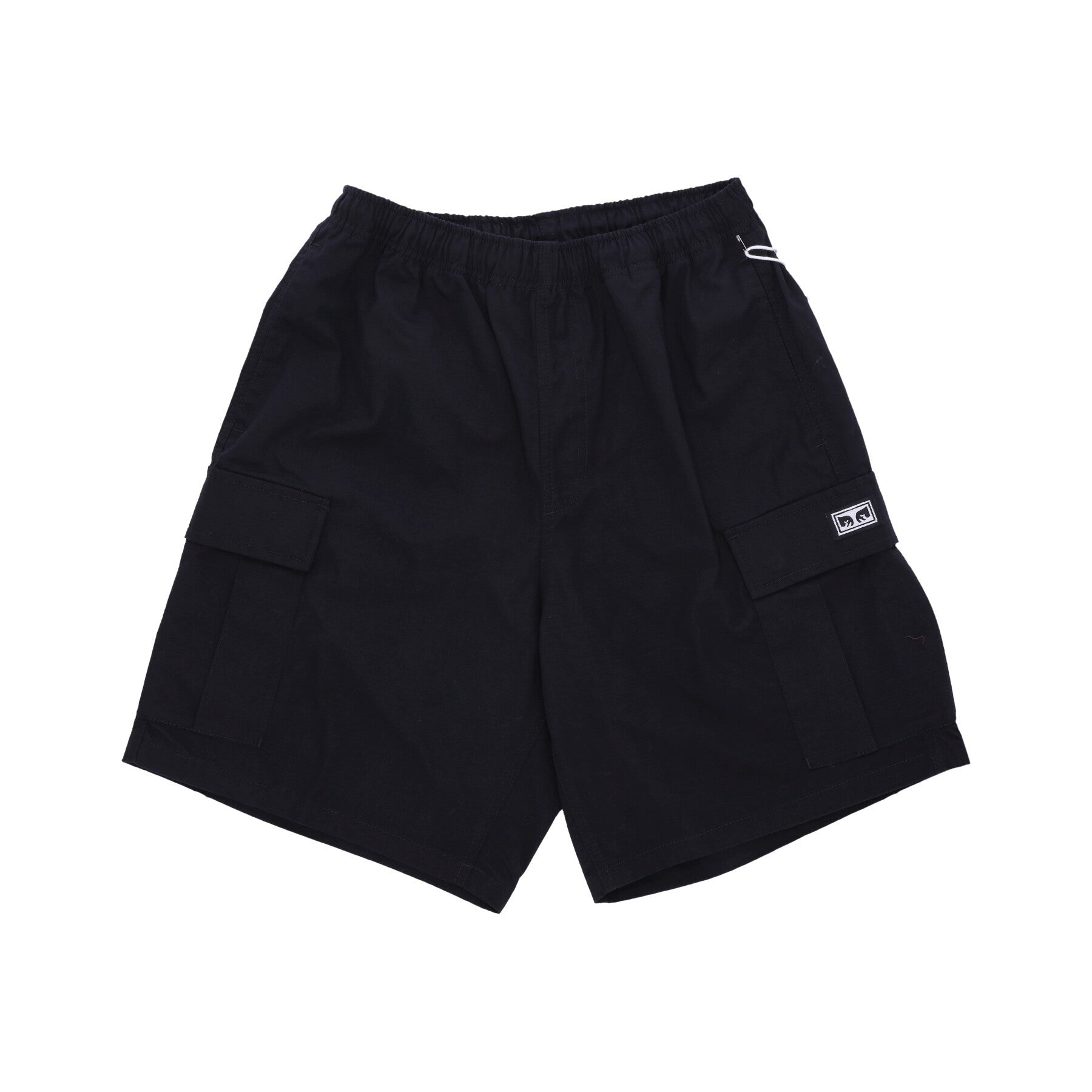 Obey, Pantalone Corto Uomo Easy Ripstop Cargo Short, Black