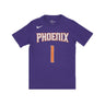 Nike Nba, Maglietta Ragazzo Nba Icon Edition Tee No 1 Devin Booker Phosun, Original Team Colors