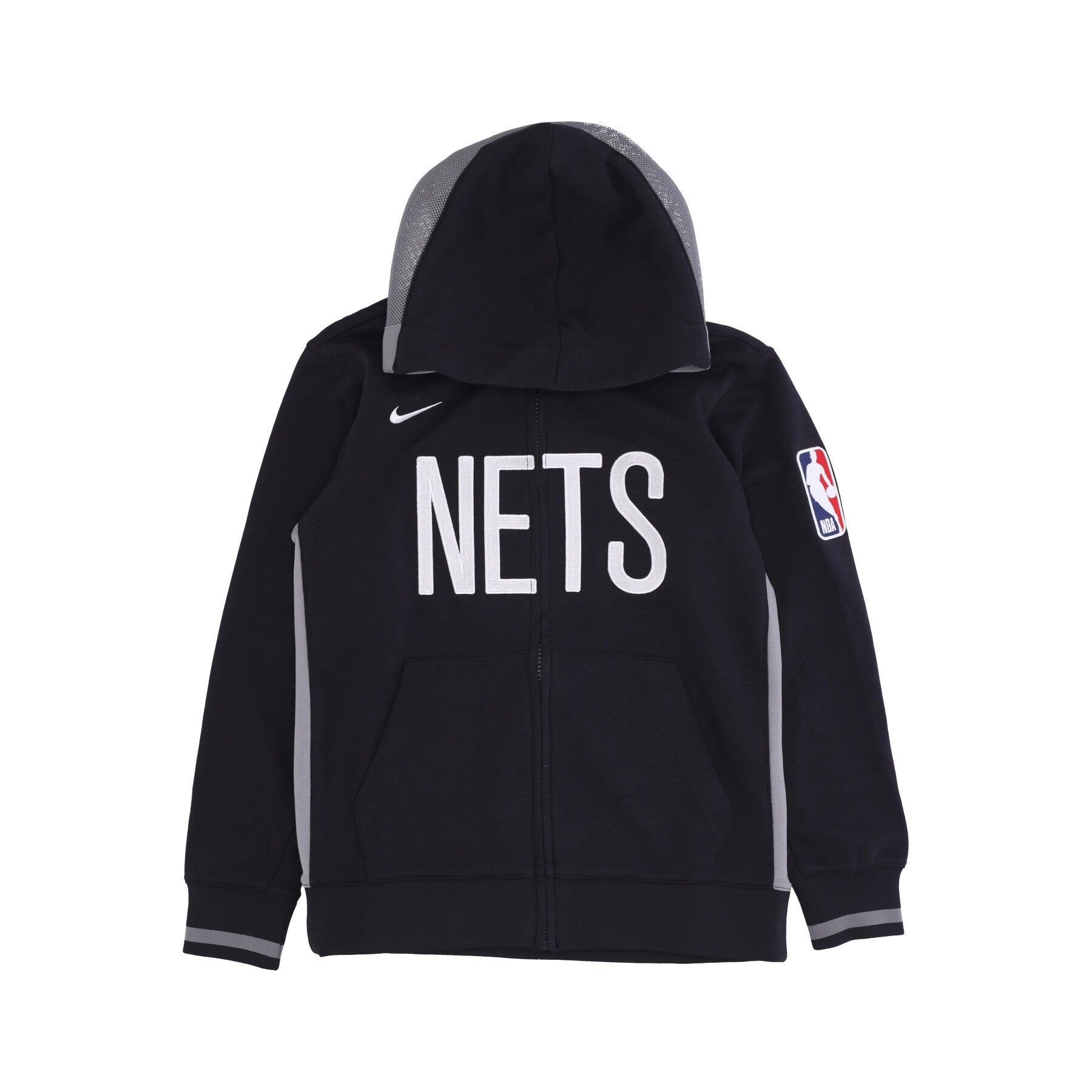 Nike Nba, Felpa Leggera Cappuccio Zip Ragazzo Nba Dri Fit Showtime Fullzip Hoodie Bronet, Original Team Colors